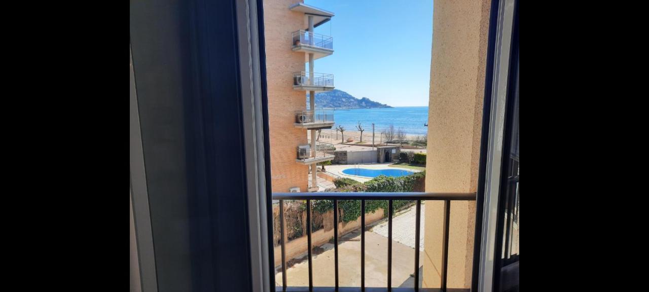 Castell Joncar,30 M De La Playa, 1Era Linea De Mar, Vista Al Mar Lägenhet Rosas Exteriör bild