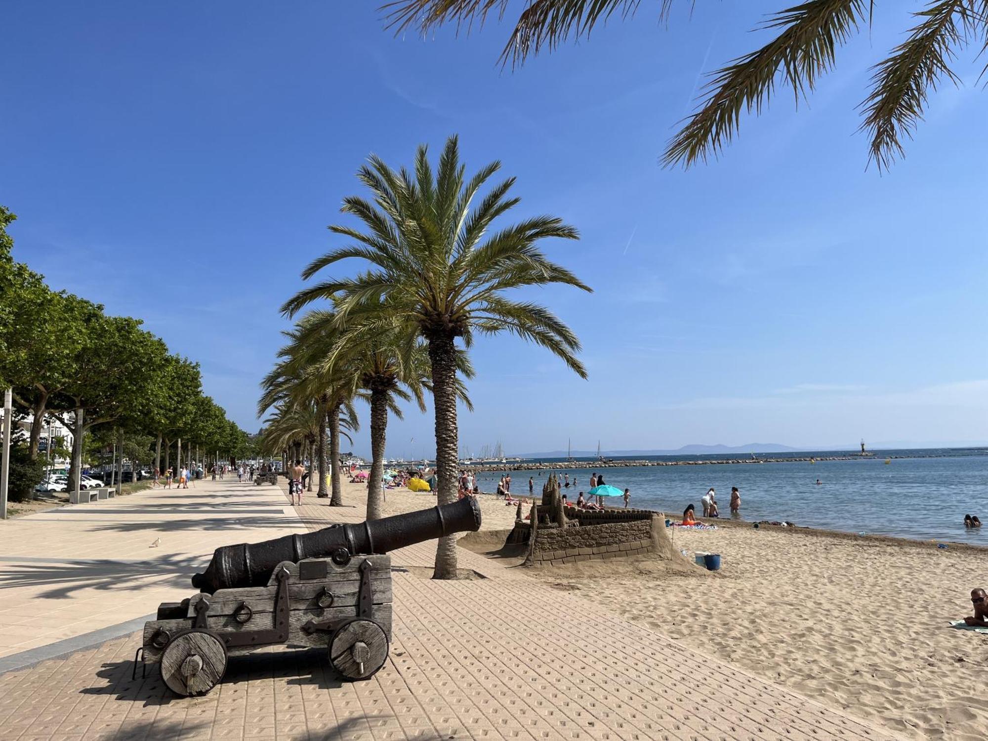 Castell Joncar,30 M De La Playa, 1Era Linea De Mar, Vista Al Mar Lägenhet Rosas Exteriör bild